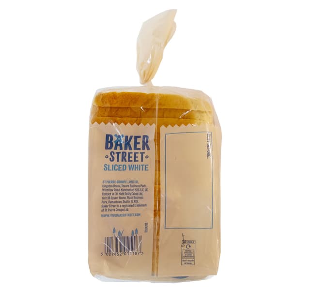 Baker Street Medium White Sliced Bread 550 G