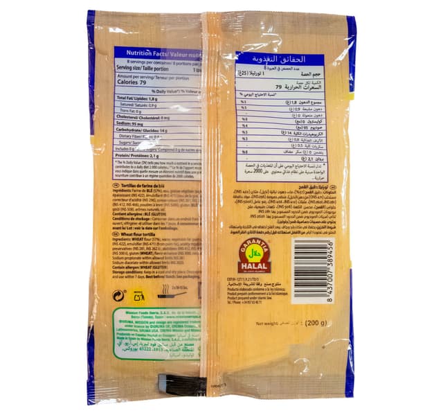 Mission Original Tortilla Wraps Medium 8 Pcs 200 G
