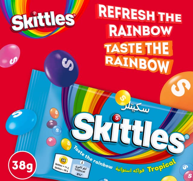 Skittles Tropical Candy 38 G