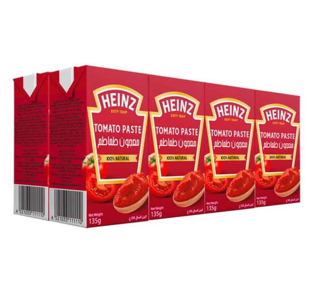 Heinz Tomato Puree Tetra 8 X 135 G
