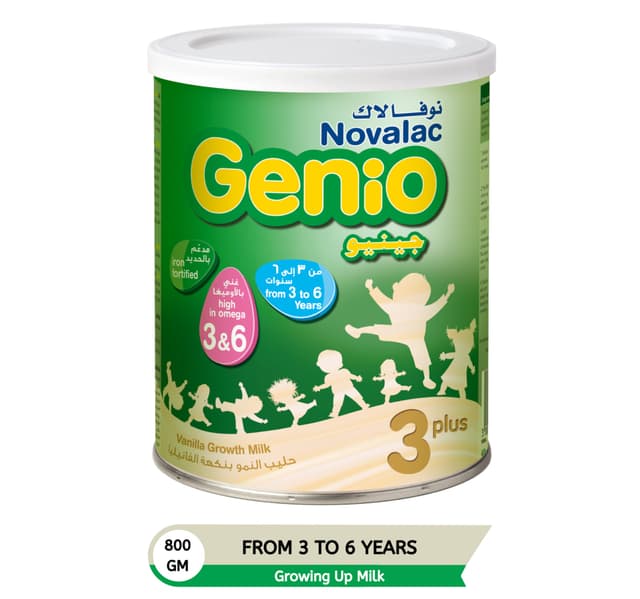 Novalac Genio 3 Plus Vanilla Flavored Milk Powder 3 Years and Above