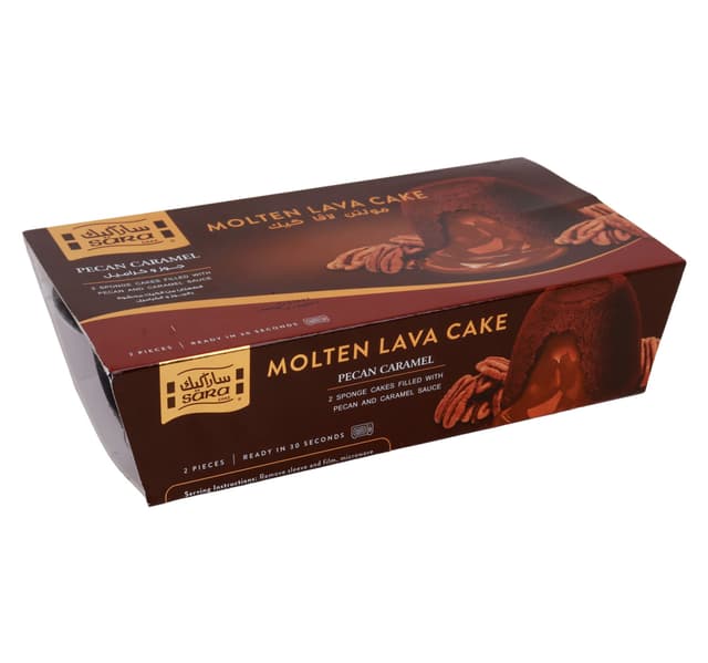 Sara Cake Pecan Caramel Molten Lava Cake 2 X 95 G