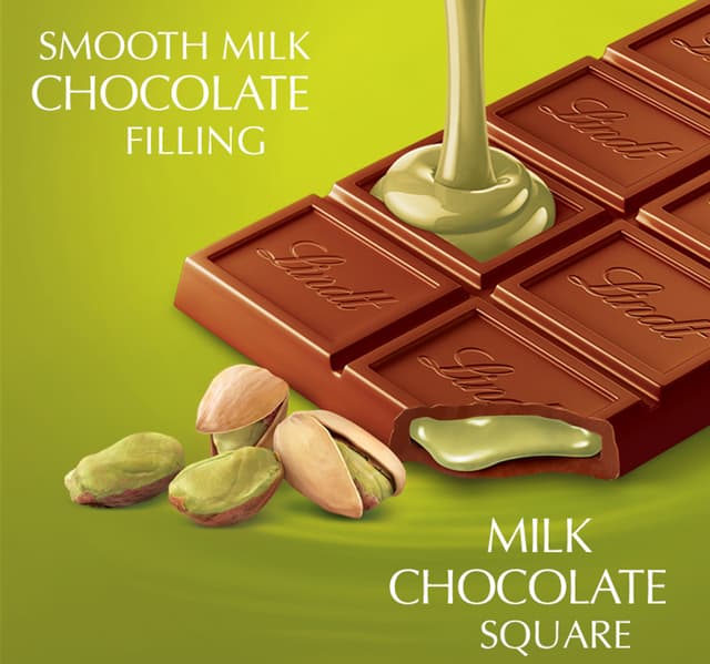 Lindt Lindor Irresistibly Smooth Pistachio Chocolate 100 G