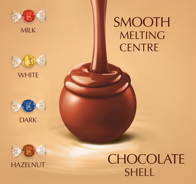 Lindt Lindor Irresistibly Smooth Assorted Chocolate 600 G