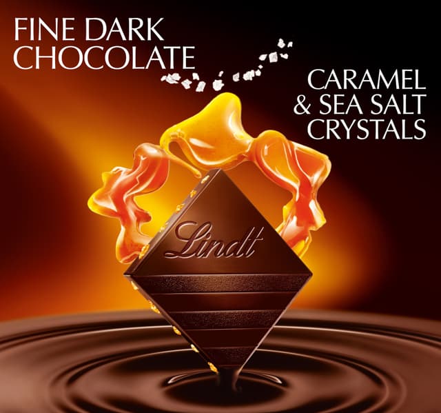Lindt Excellence Caramel With A Touch Of Sea Salt Dark Chocolate 100 G