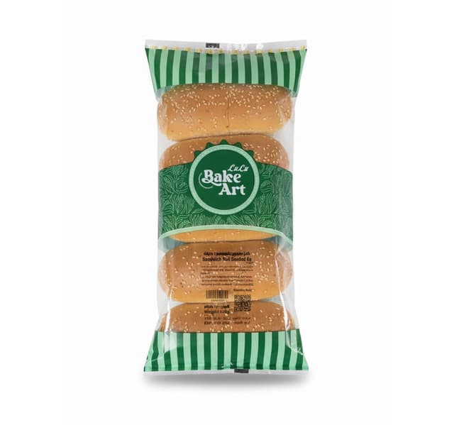 Bake Art Lulu Sandwich Rolls Seeded 6 Pcs