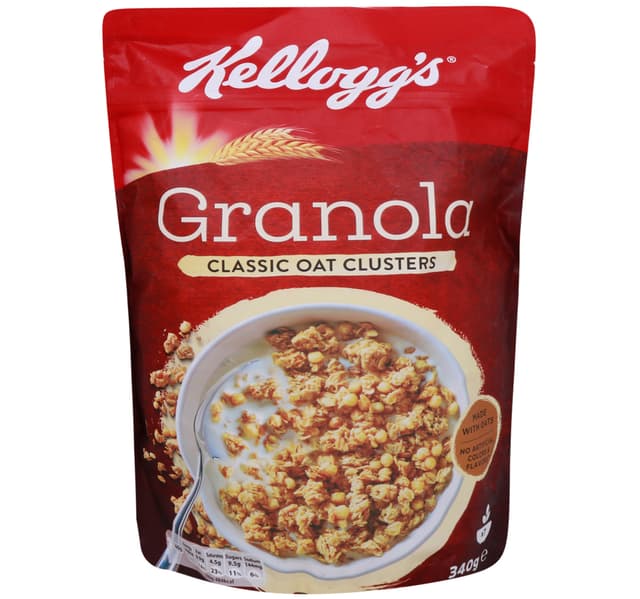 Kellogg S Granola Classic Oat Clusters 340 G