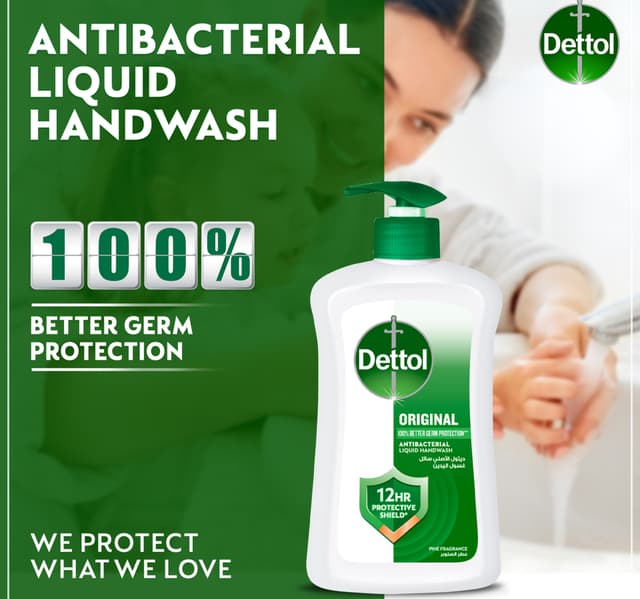Dettol Original Liquid Handwash Pump Pine Scent 2 X 400 Ml