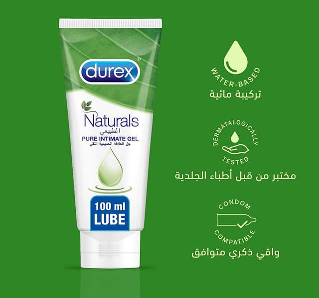 Durex Naturals Pure Intimate Lubricant Gel 100 Ml
