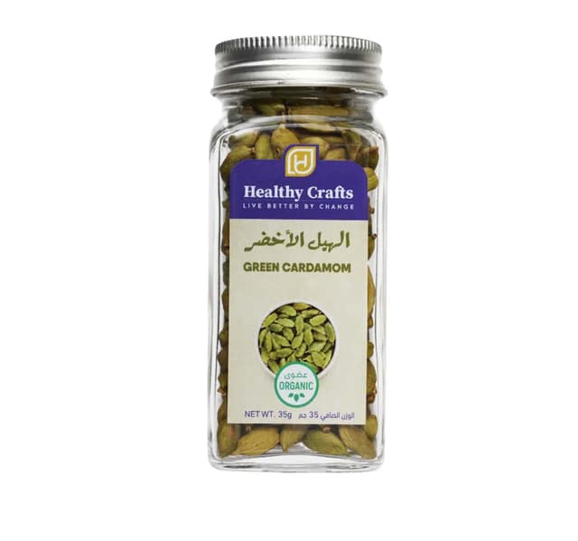 Healthy Crafts Organic Green Cardamom 35 G