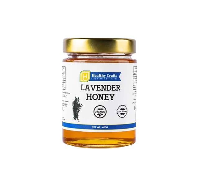 Healthy Crafts Organic Lavender Honey 400 G