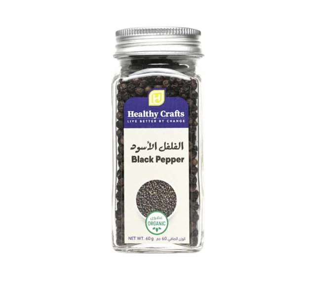Healthy Crafts Organic Black Pepper 60 G