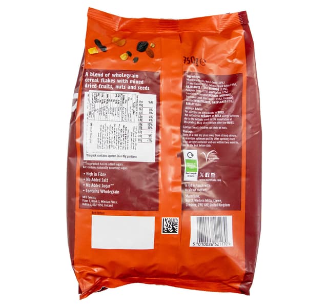 Mornflake Crispy Muesli With Fruit Nut And Seed 750 G