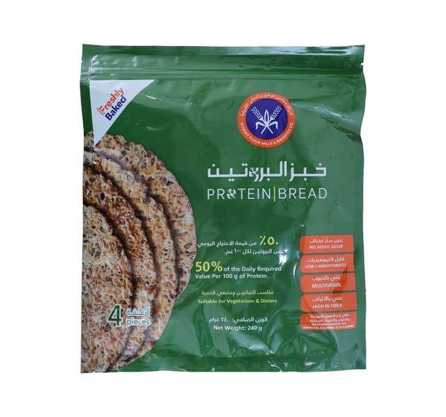 Kfmbc Protein Bread 4 Pcs 240 G