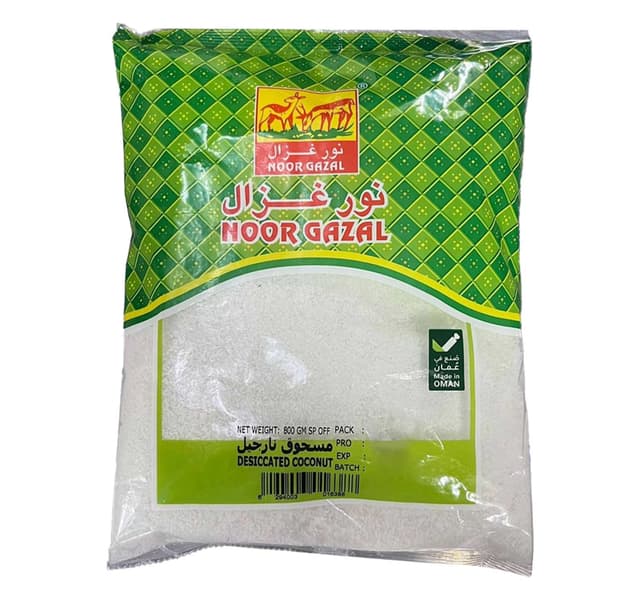 Noor Gazal Desiccated Coconut 800 G