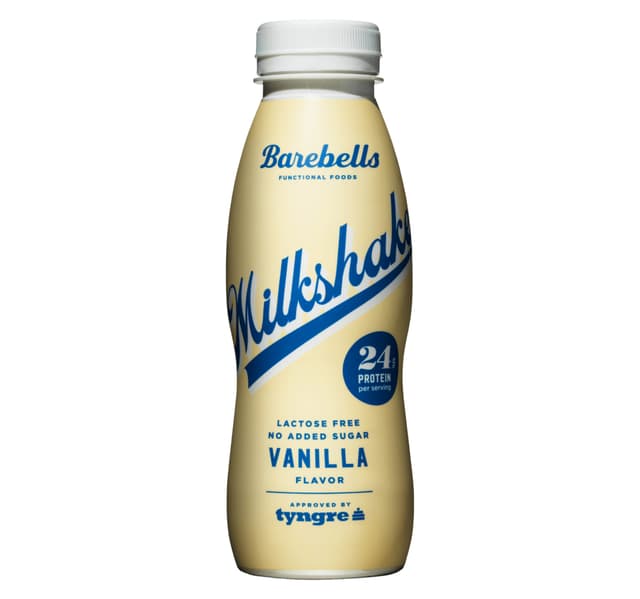Barebells No Added Sugar 24g Protein Vanilla Flavor Milkshake 330 Ml