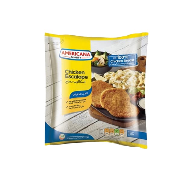Americana Original Chicken Escalope 750 G