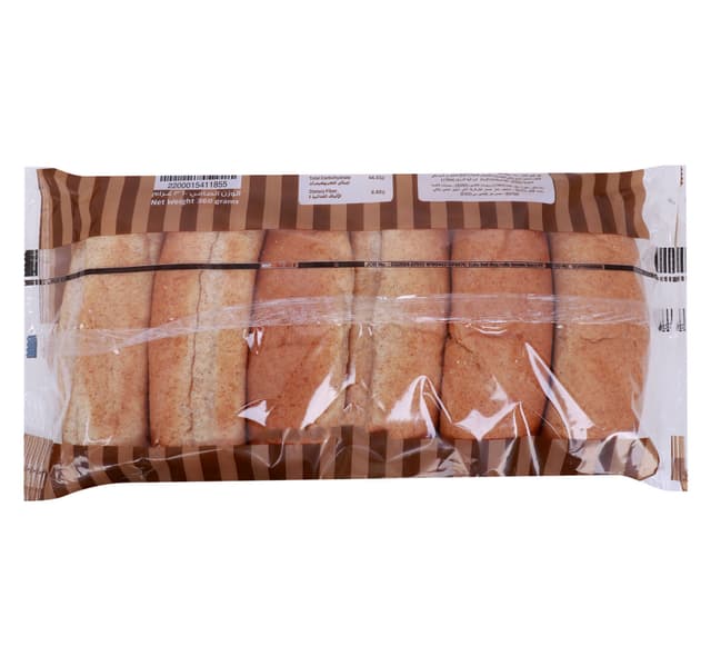 Lulu Brown Hot Dog Rolls 6 Pcs 360 G