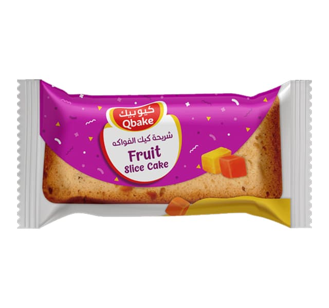 Qbake Fruit Slice Cake 70 G