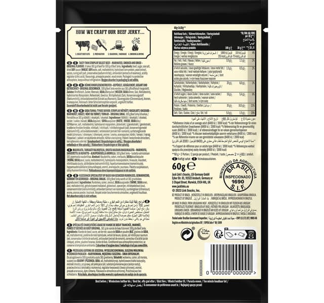 Jack Link S Original Beef Jerky 60 G