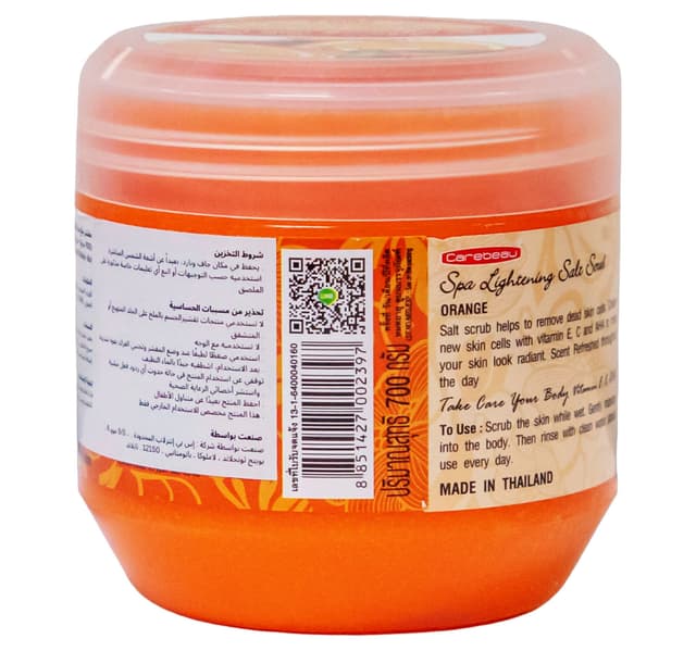 Carebeau Orange Spa Lightening Salt Scrub 700 G