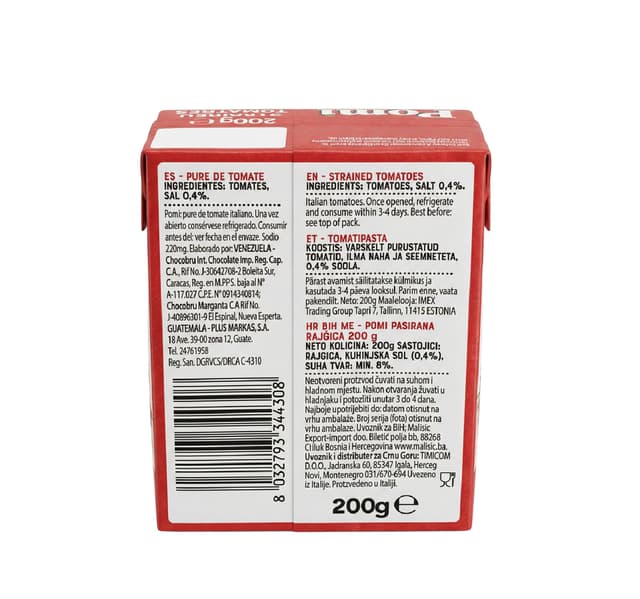 Pomi Strained Tomatoes 200 G