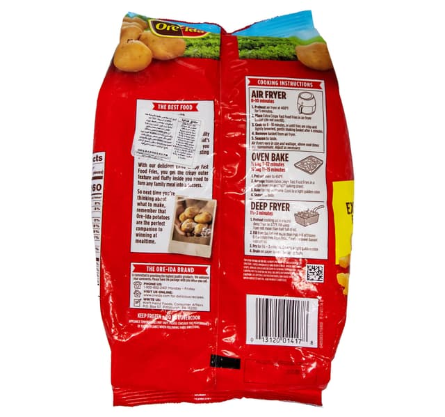 Ore Ida Extra Crispy Fast Food Fries 737 G