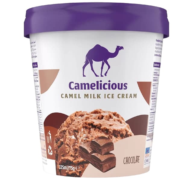 Camelicious Chocolate Camel Milk Ice Cream 125 Ml