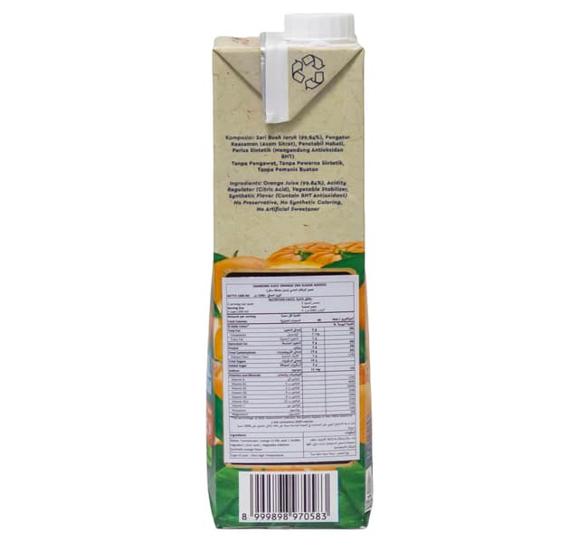 Diamond No Added Sugar Orange Juice Drink 1 Litre