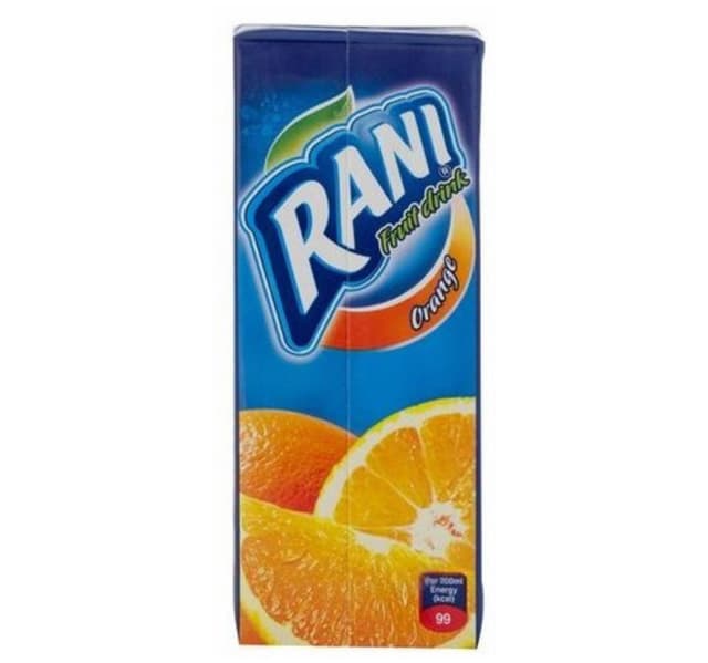 Rani Orange Fruit Drink Tetra Pack 200 Ml