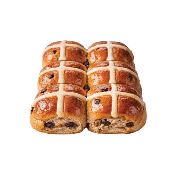 Hot Cross Buns 6 Pcs