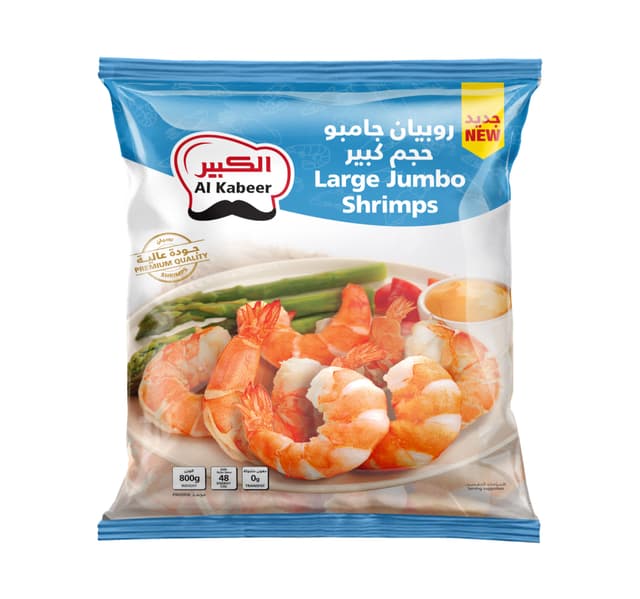 Al Kabeer Large Jumbo Shrimps Value Pack 800 G