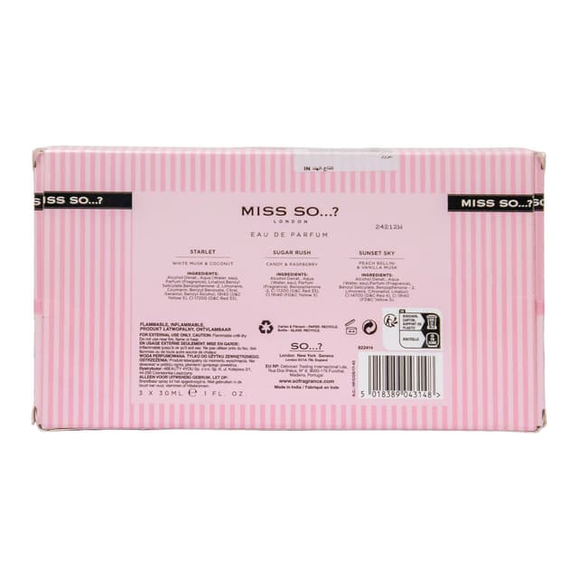Miss So Elegance Edp 3 X 30 Ml