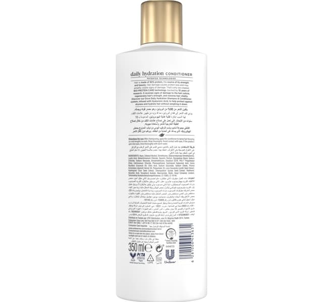 Dove Hyaluronic Acid Daily Hydration Conditoner 350 Ml