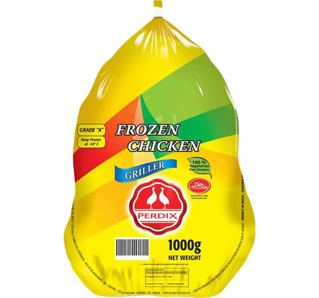 Perdix Frozen Whole Chicken Griller 1 Kg