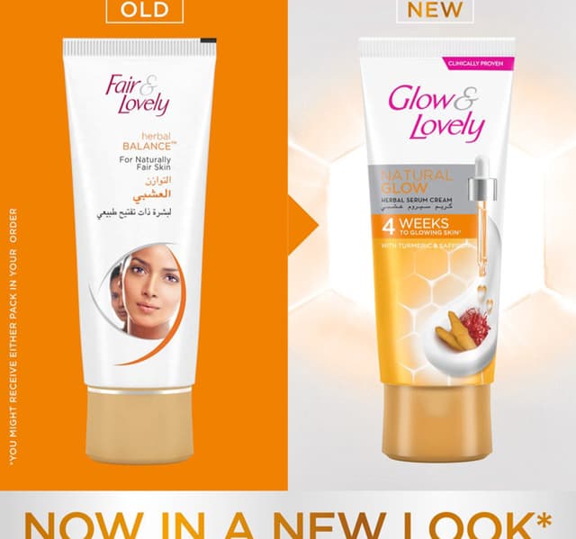 Glow Lovely Natural Glow Herbal Serum Face Cream With Turmeric Saffron 100 G
