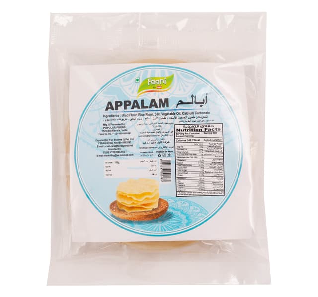 Faani Appalam 100 G
