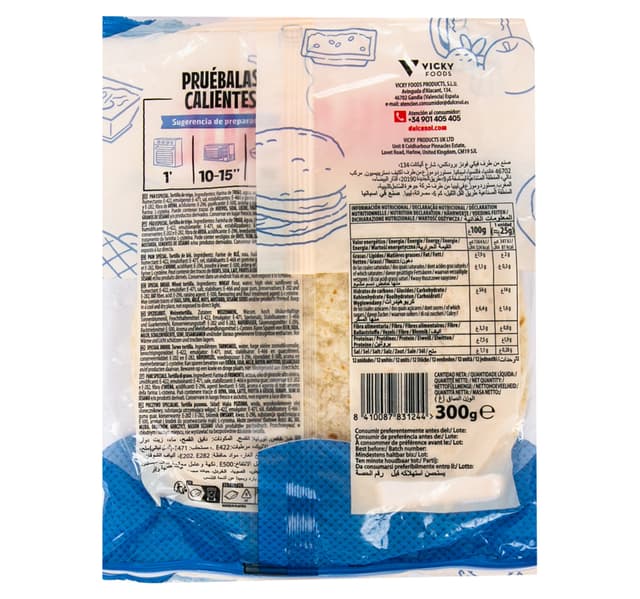 Dulcesol Tacos Mini Tortillas De Trigo 12 pcs 300 g
