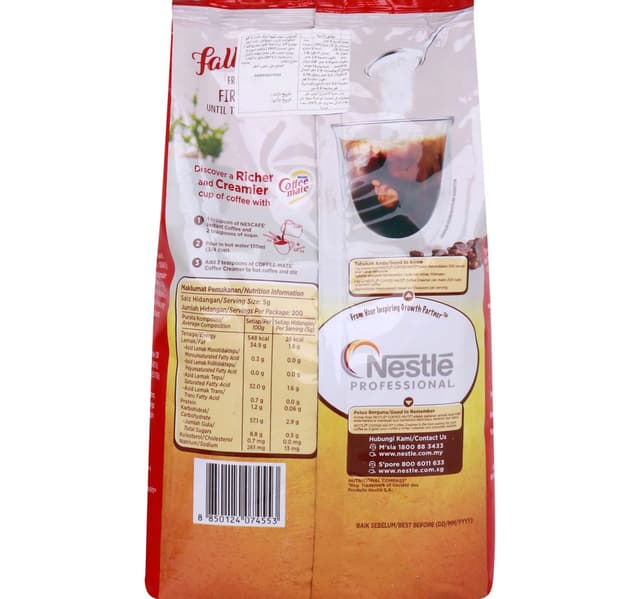 Nestle Coffee Mate 0 Cholesterol Coffee Creamer 1 Kg