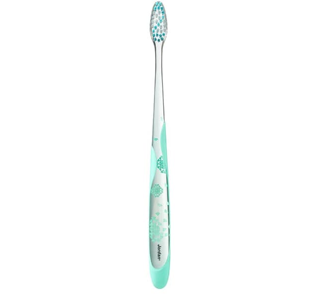 Jordan Individual Reach Small Precision Head Medium Toothbrush Assorted Colors 1 Pc
