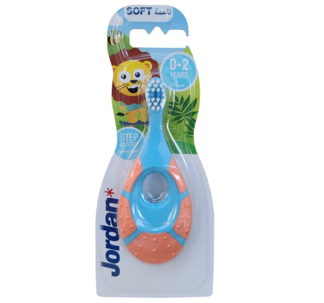 Jordan Baby Soft 0 2 Year Toothbrush Assorted Colors 1 Pc