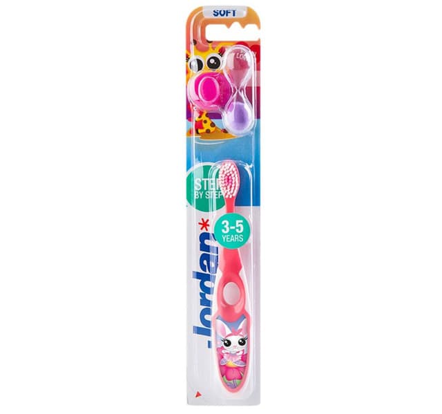 Jordan Kid Soft Toothbrush For 3 5 Years Assorted Colors 1 Pc