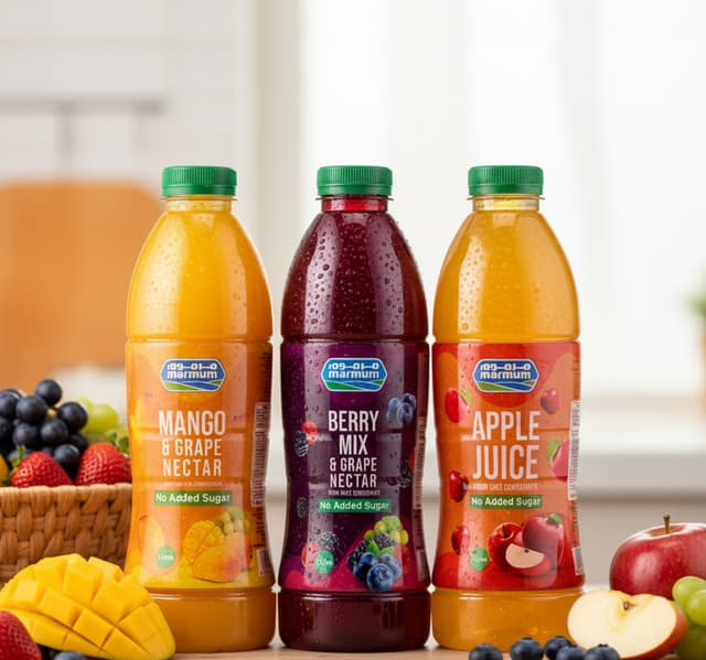Marmum No Added Sugar Juice Assorted Value Pack 3 X 1 Litre