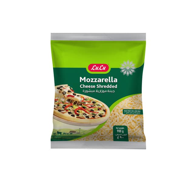 Lulu Shredded Mozzarella Cheese 900 G