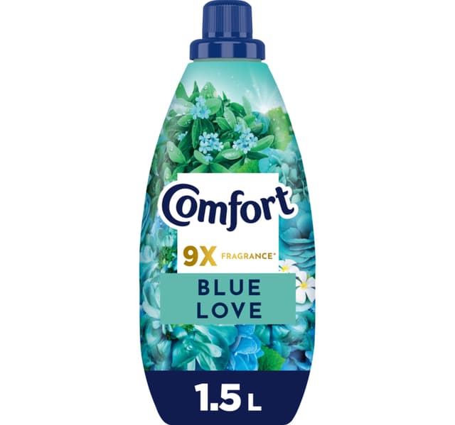 Comfort Concentrate Fabric Softener Blue Love 1.5 Litres