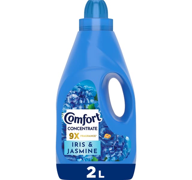 Comfort Concentrated Fabric Softener With Iris Jasmine Scent 2 Litres