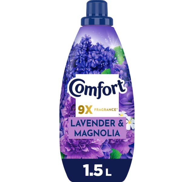 Comfort Concentrate Fabric Softener Lavender Magnolia 9x Fragrance 1 5 Litres