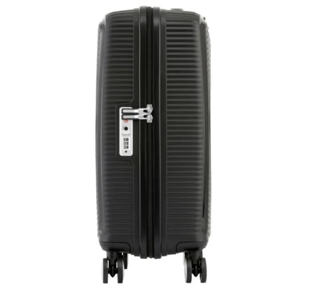 American Tourister Curio Spinner 55 Cm Hard Trolley 4 Wheels Black