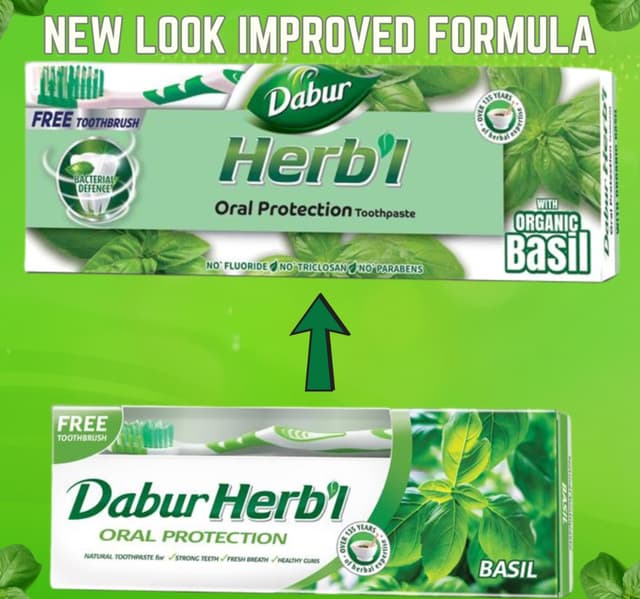Dabur Herbal Basil Oral Protection Toothpaste 150 G