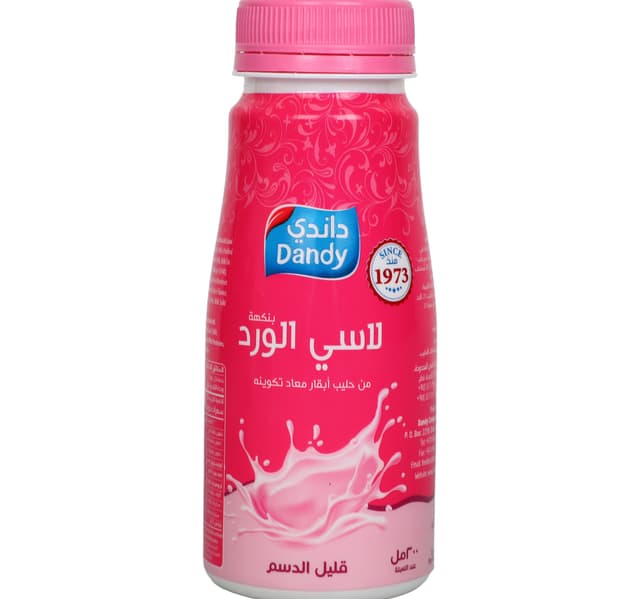 Dandy Low Fat Flavoured Rose Lassi 200 ml